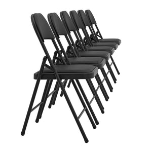 [pro.tec]® Kontorsstol/Konferensstol-set 6-i olika färger-46x80x50cm
