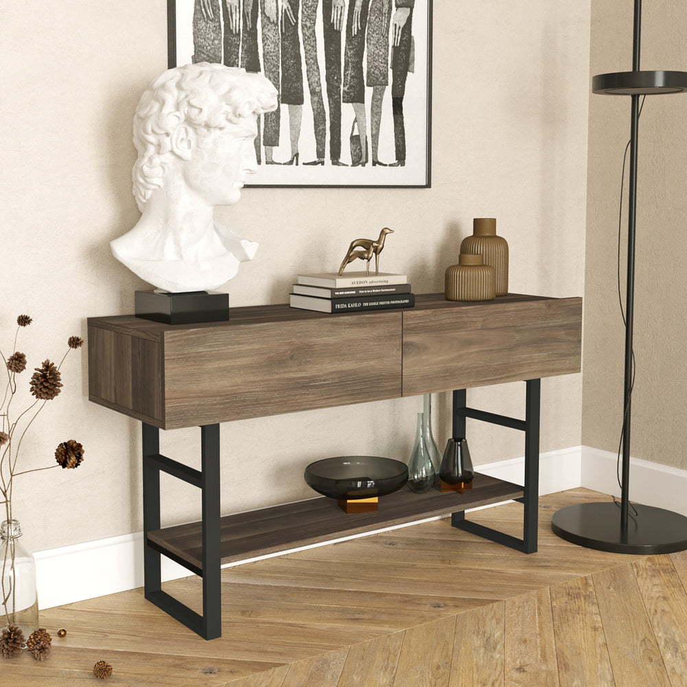 Konsolbord Lappeenranta 139x43x76cm i olika färger [en.casa] - premiumXL