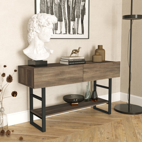 Konsolbord Lappeenranta 139x43x76cm i olika färger [en.casa] - premiumXL