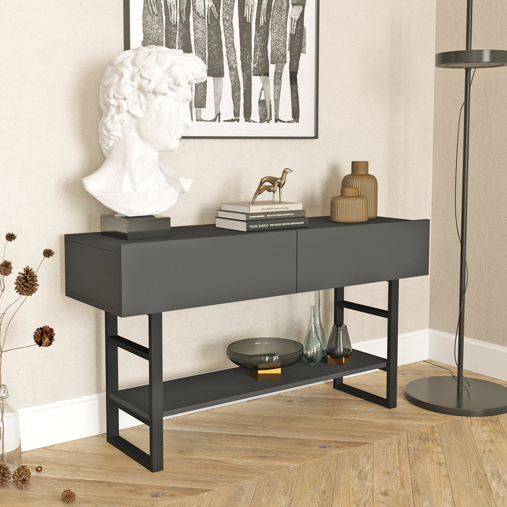 Konsolbord Lappeenranta 139x43x76cm i olika färger [en.casa] - premiumXL