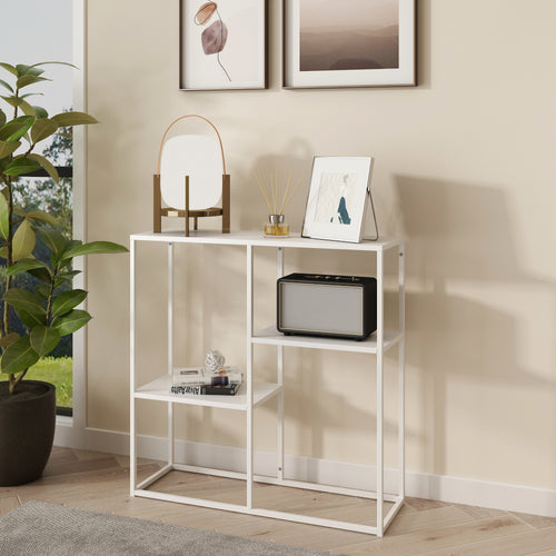 Konsolbord Strömstad med 3 hyllor i olika färger [en.casa] - premiumXL