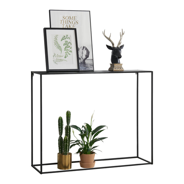 Sidobord avlastningsbord metall svart [en.casa] välj modell