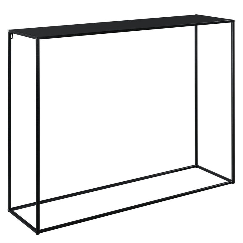 Måttskiss Sidobord avlastningsbord metall svart [en.casa] välj modell