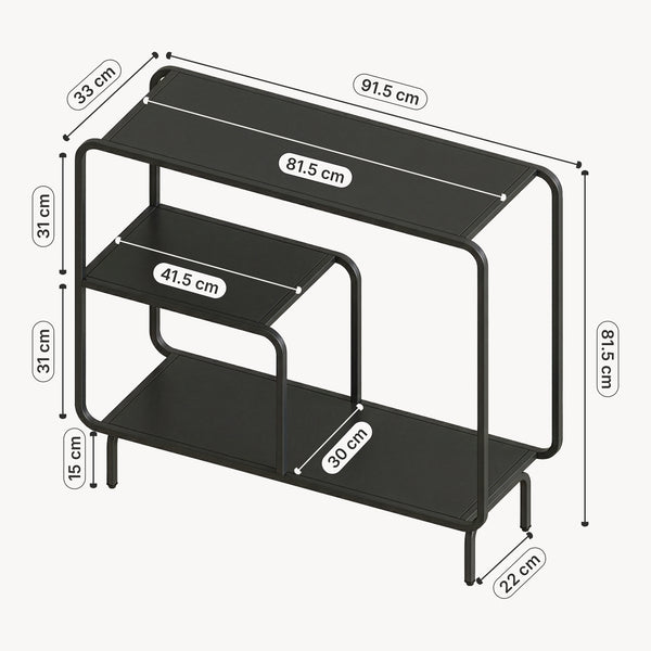 Konsolbord Færder Metall [en.casa]