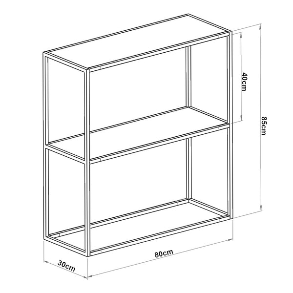 Konsolbord Konnevesi 85x80x30cm i olika färger [en.casa]