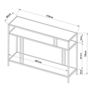 Sidobord Kumlinge metall [en.casa] välj modell
