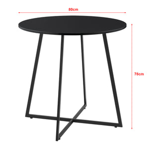 Matbord Vaggeryd 78x80cm metall [en.casa] välj modell