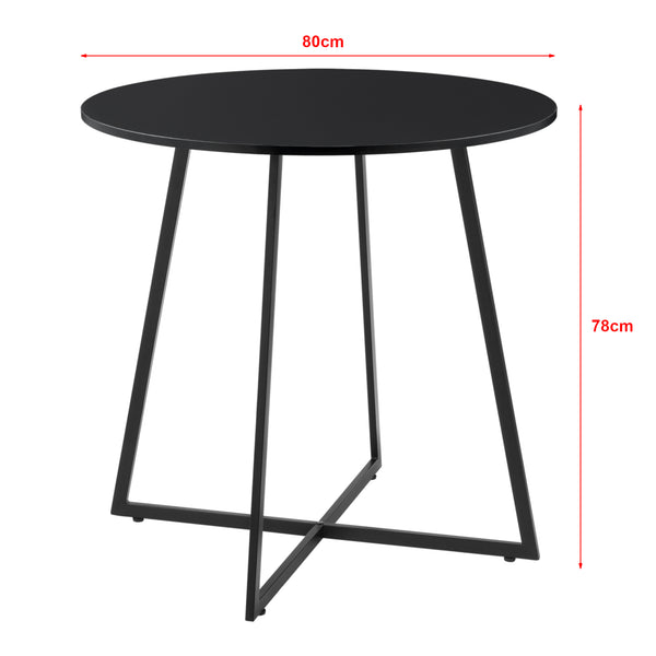 Matbord Vaggeryd 78x80cm metall [en.casa] välj modell