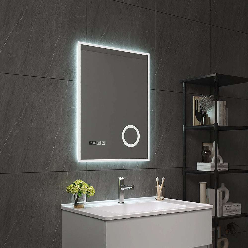 LED - Badrumsspegel Lizzano Vit i olika storlekar [pro.tec] - premiumXL