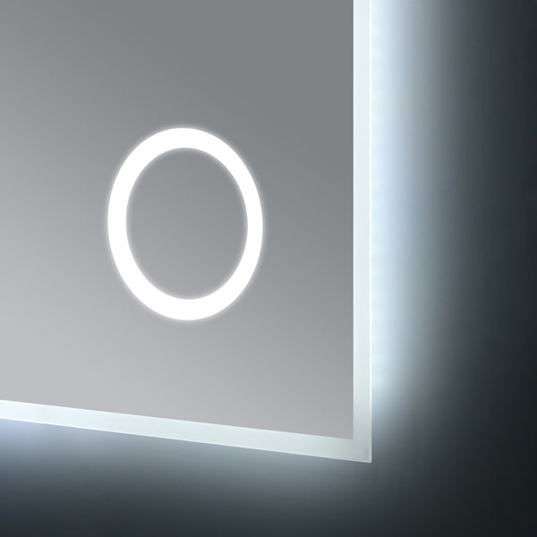 LED-badrumsspegel Lizzano vit i olika storlekar [pro.tec]