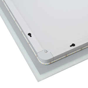 LED-badrumsspegel Lizzano vit i olika storlekar [pro.tec]