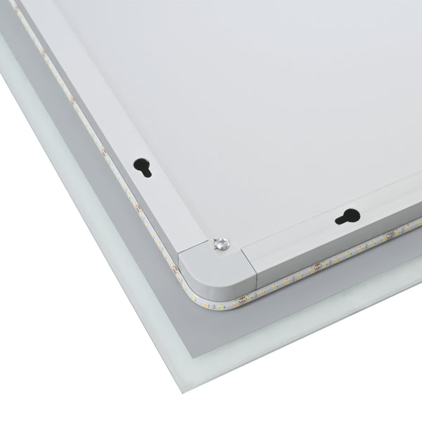 LED-badrumsspegel Lizzano vit i olika storlekar [pro.tec]