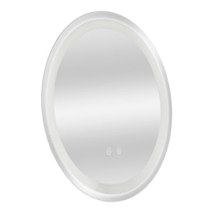 LED-badrumsspegel Maratea silver i olika storlekar [pro.tec]