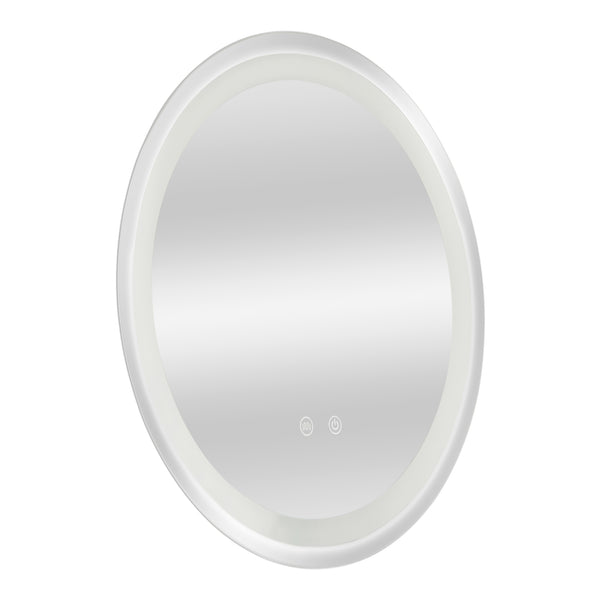 LED-badrumsspegel Maratea silver i olika storlekar [pro.tec]