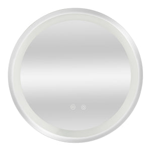LED-badrumsspegel Maratea silver i olika storlekar [pro.tec]