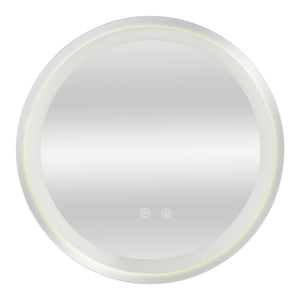 LED-badrumsspegel Maratea silver i olika storlekar [pro.tec]