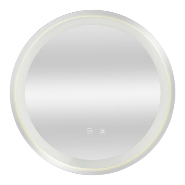 LED-badrumsspegel Maratea silver i olika storlekar [pro.tec]