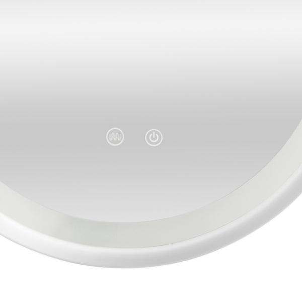LED-badrumsspegel Maratea silver i olika storlekar [pro.tec]