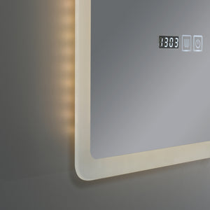 Racale vit LED-badrumsspegel i olika storlekar [pro.tec]