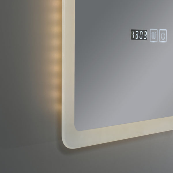 Racale vit LED-badrumsspegel i olika storlekar [pro.tec]