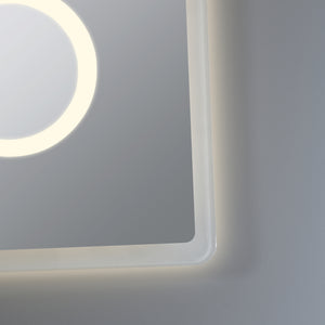 Racale vit LED-badrumsspegel i olika storlekar [pro.tec]