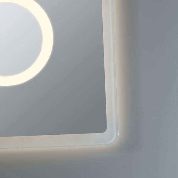 Racale vit LED-badrumsspegel i olika storlekar [pro.tec]