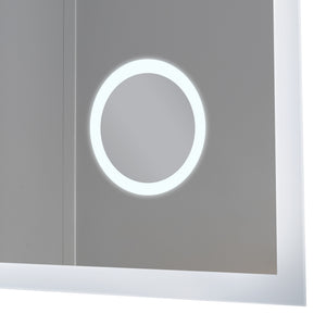 LED-badrumsspegel Scafa vit i olika storlekar [pro.tec]