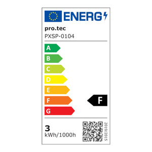 LED-badrumsspegel Scafa vit i olika storlekar [pro.tec]