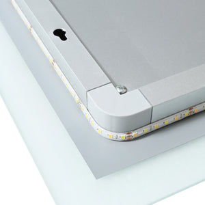 LED-badrumsspegel Scafa vit i olika storlekar [pro.tec]