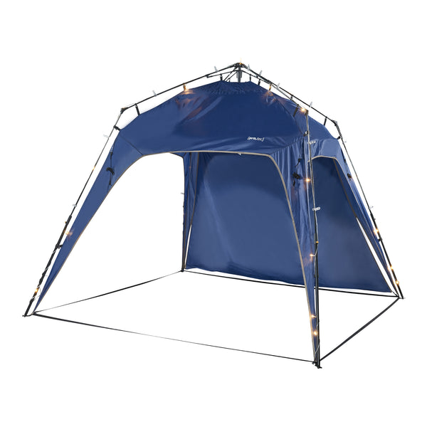 Fällbar paviljong med LED-belysning 2,5x2,5 meter [pro.tec]