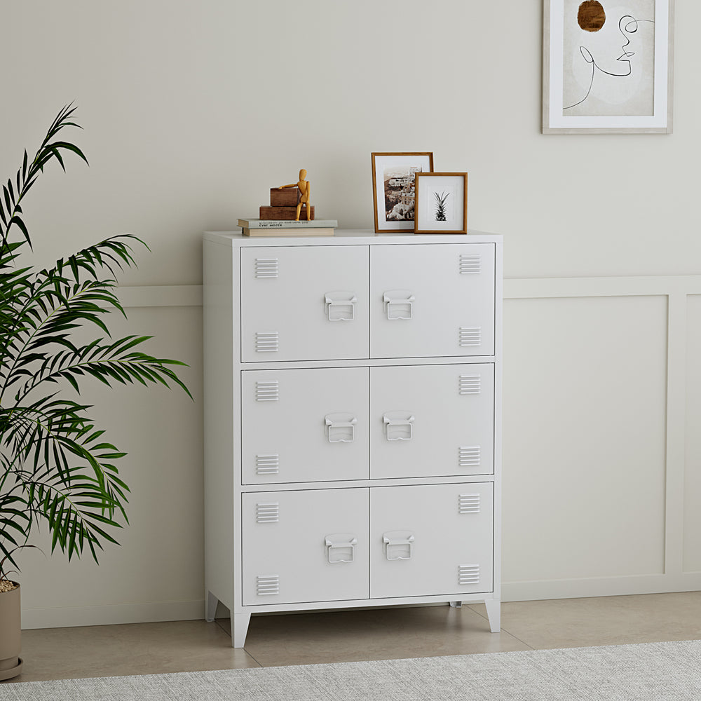 Kontorsskåp Hamina 113x80x40cm i olika färger [en.casa] - premiumXL