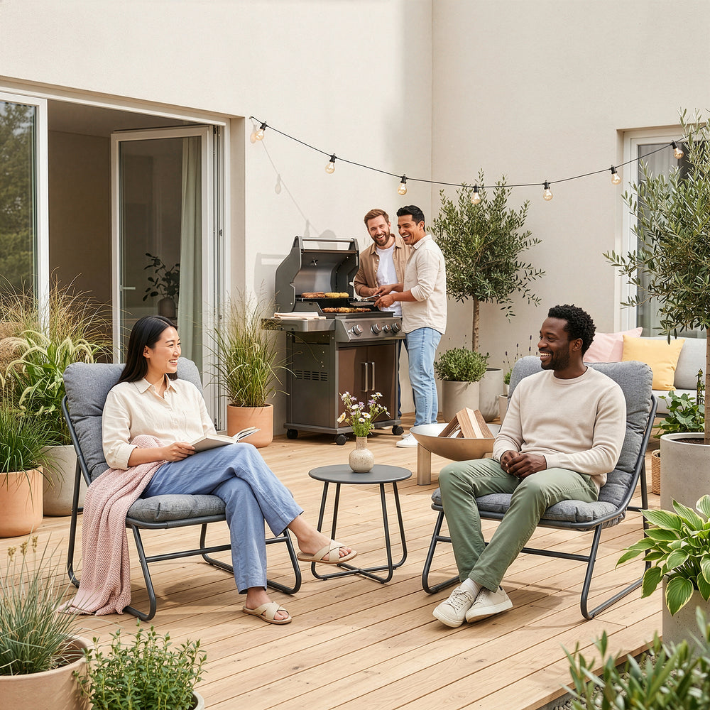 Loungeset Malmö 3-del. [casa.pro]