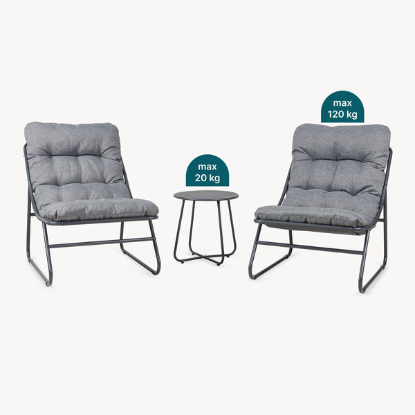 Loungeset Malmö 3-del. [casa.pro]
