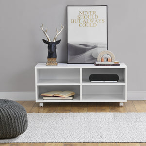 Tv-bänk Gränne med hjul 90x35x40,5 cm [en.casa] välj modell