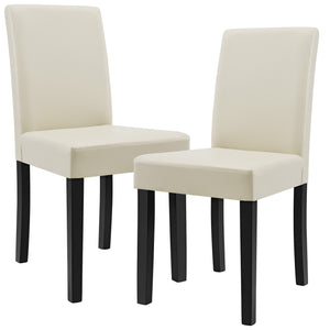 Matstol Hamburg 2-pack konstläder [en.casa] - premiumXL