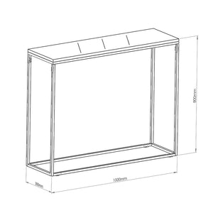 Avlastningsbord Kittilä 80x100x30 cm [en.casa] välj modell