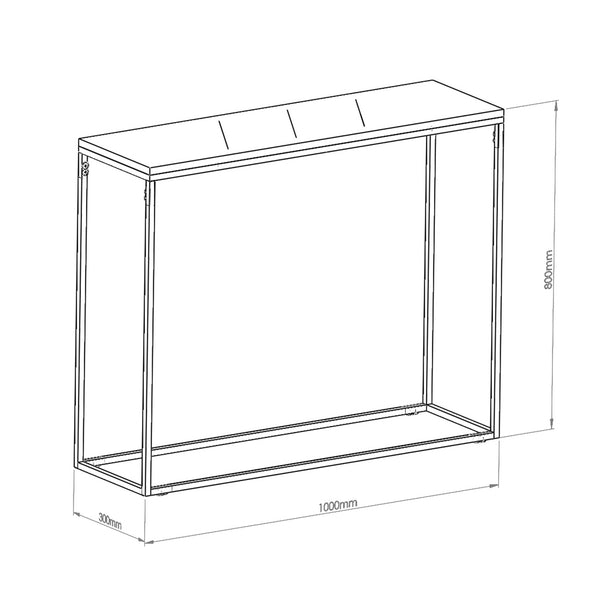 Avlastningsbord Kittilä 80x100x30 cm [en.casa] välj modell