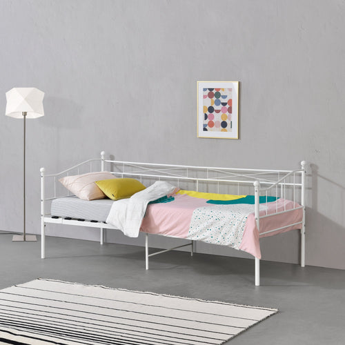 Sängstomme Arjeplog i metall 200x90cm [en.casa] välj modell