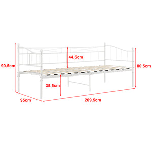 Sängstomme Arjeplog i metall 200x90cm [en.casa] välj modell