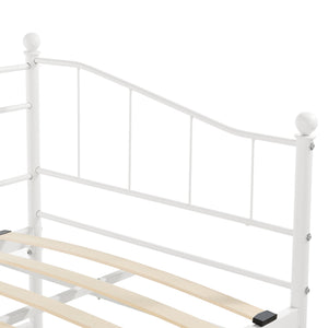 Sängstomme Arjeplog i metall 200x90cm [en.casa] välj modell
