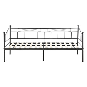 Sängstomme Arjeplog i metall inkl. madrass 200x90cm [en.casa] välj modell