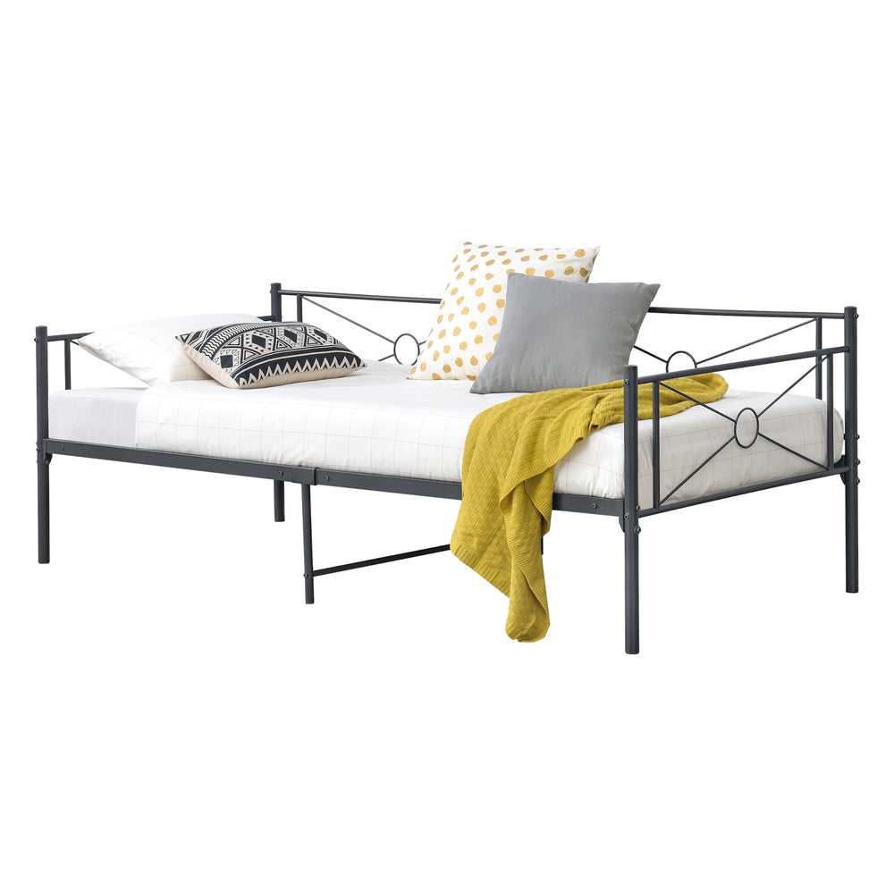 Säng Alvesta i metall 200x90cm matt [en.casa] välj modell