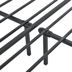 Sängstomme Hanko i metall stål svart matt [en.casa] välj modell