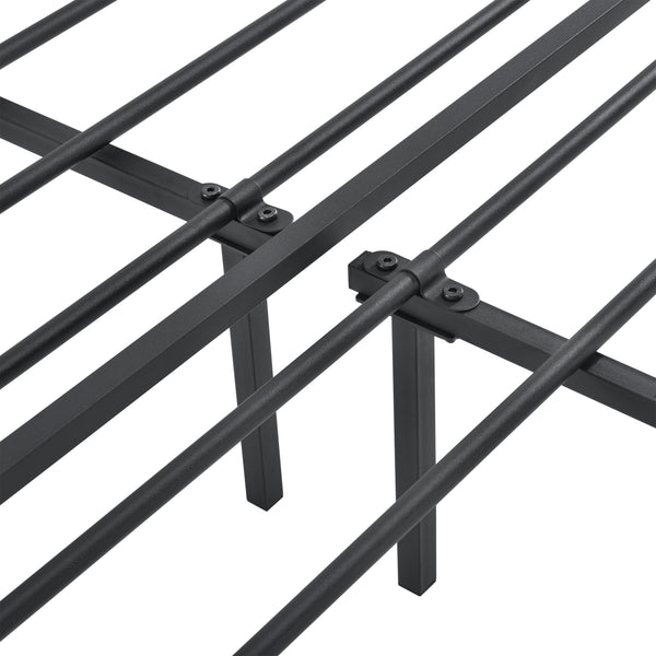 Sängstomme Hanko i metall stål svart matt [en.casa] välj modell