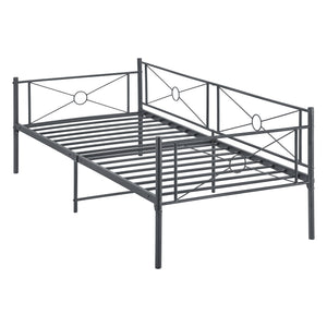 Säng Alvesta i metall 200x90cm matt [en.casa] välj modell