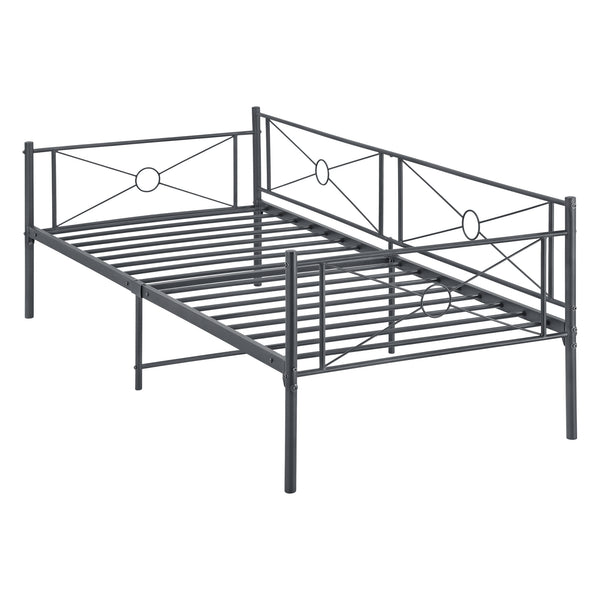 Säng Alvesta i metall 200x90cm matt [en.casa] välj modell