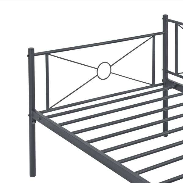Säng Alvesta i metall 200x90cm matt [en.casa] välj modell
