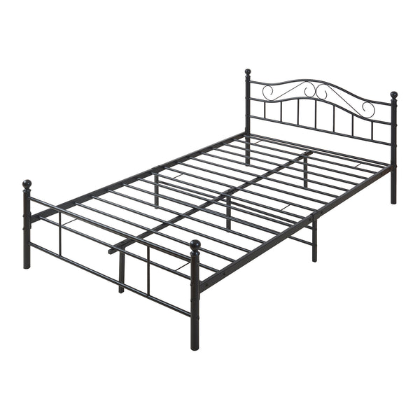 Säng Harstad i metall med/utan madrass 120x200cm [en.casa] välj modell