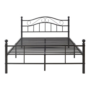 Säng Harstad i metall med/utan madrass 120x200cm [en.casa] välj modell