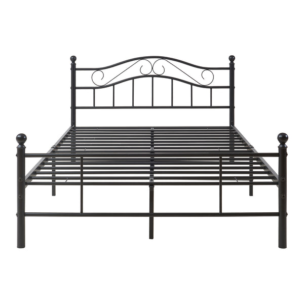 Säng Harstad i metall med/utan madrass 120x200cm [en.casa] välj modell